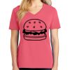 Cotton Women's V-neck Tee sing united test Thumbnail