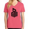 Cotton Women's V-neck Tee sing united test Thumbnail