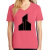 Cotton Women's V-neck Tee sing united test Thumbnail