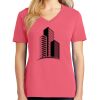Cotton Women's V-neck Tee sing united test Thumbnail