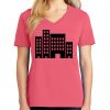 Cotton Women's V-neck Tee sing united test Thumbnail
