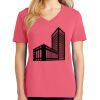 Cotton Women's V-neck Tee sing united test Thumbnail