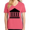 Cotton Women's V-neck Tee sing united test Thumbnail