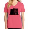 Cotton Women's V-neck Tee sing united test Thumbnail