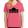Cotton Women's V-neck Tee sing united test Thumbnail