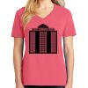 Cotton Women's V-neck Tee sing united test Thumbnail