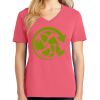 Cotton Women's V-neck Tee sing united test Thumbnail