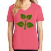 Cotton Women's V-neck Tee sing united test Thumbnail