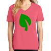 Cotton Women's V-neck Tee sing united test Thumbnail