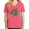 Cotton Women's V-neck Tee sing united test Thumbnail