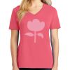 Cotton Women's V-neck Tee sing united test Thumbnail