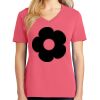 Cotton Women's V-neck Tee sing united test Thumbnail