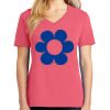 Cotton Women's V-neck Tee sing united test Thumbnail