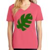 Cotton Women's V-neck Tee sing united test Thumbnail