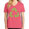 Cotton Women's V-neck Tee sing united test Thumbnail