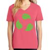 Cotton Women's V-neck Tee sing united test Thumbnail