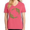 Cotton Women's V-neck Tee sing united test Thumbnail