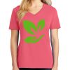 Cotton Women's V-neck Tee sing united test Thumbnail