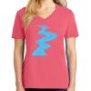 Cotton Women's V-neck Tee sing united test Thumbnail