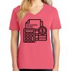 Cotton Women's V-neck Tee sing united test Thumbnail