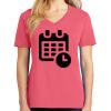 Cotton Women's V-neck Tee sing united test Thumbnail