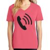 Cotton Women's V-neck Tee sing united test Thumbnail