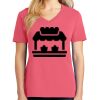 Cotton Women's V-neck Tee sing united test Thumbnail