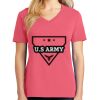 Cotton Women's V-neck Tee sing united test Thumbnail
