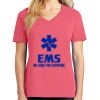 Cotton Women's V-neck Tee sing united test Thumbnail