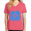 Cotton Women's V-neck Tee sing united test Thumbnail