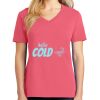 Cotton Women's V-neck Tee sing united test Thumbnail