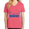 Cotton Women's V-neck Tee sing united test Thumbnail