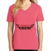 Cotton Women's V-neck Tee sing united test Thumbnail