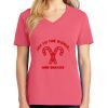 Cotton Women's V-neck Tee sing united test Thumbnail
