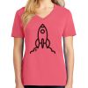 Cotton Women's V-neck Tee sing united test Thumbnail