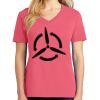 Cotton Women's V-neck Tee sing united test Thumbnail