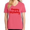 Cotton Women's V-neck Tee sing united test Thumbnail