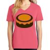 Cotton Women's V-neck Tee sing united test Thumbnail