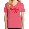 Cotton Women's V-neck Tee sing united test Thumbnail