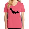 Cotton Women's V-neck Tee sing united test Thumbnail