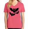 Cotton Women's V-neck Tee sing united test Thumbnail
