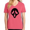 Cotton Women's V-neck Tee sing united test Thumbnail