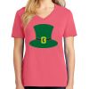 Cotton Women's V-neck Tee sing united test Thumbnail