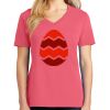 Cotton Women's V-neck Tee sing united test Thumbnail