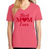 Cotton Women's V-neck Tee sing united test Thumbnail