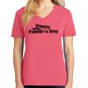 Cotton Women's V-neck Tee sing united test Thumbnail