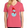Cotton Women's V-neck Tee sing united test Thumbnail