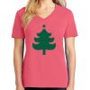 Cotton Women's V-neck Tee sing united test Thumbnail
