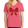 Cotton Women's V-neck Tee sing united test Thumbnail