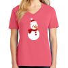 Cotton Women's V-neck Tee sing united test Thumbnail